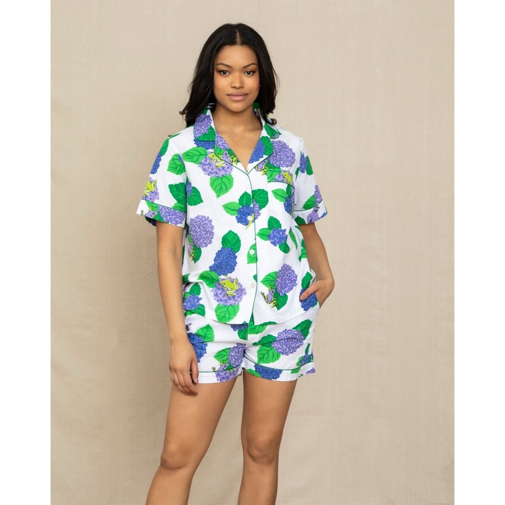 Printfresh Hydrangea Hideaway Short Sleep Set - image 2